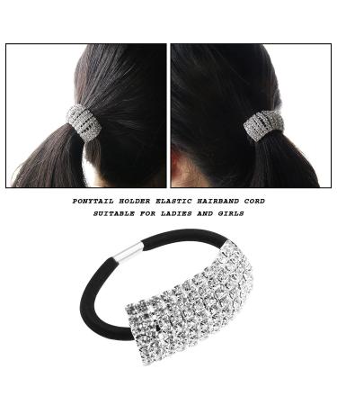 Buy Ototec 3x Elastic Hair Ties with Rhinestones | Stylish Ponytail Holders & Hair Accessories for Women & Girls - International Shipping Available - Buy Online on GoSupps.com