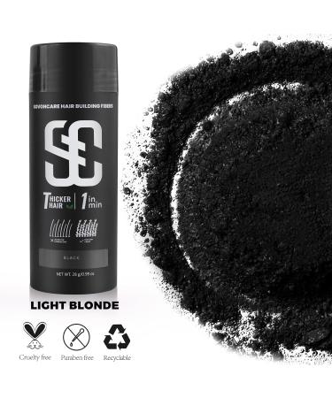 SOVONCARE Hair Fibers for Thinning Hair - Black Hair Building Fibers for Men & Women | Conceal Bald Spots & Instantly Thicker Hair - 28g - Buy Online on GoSupps.com