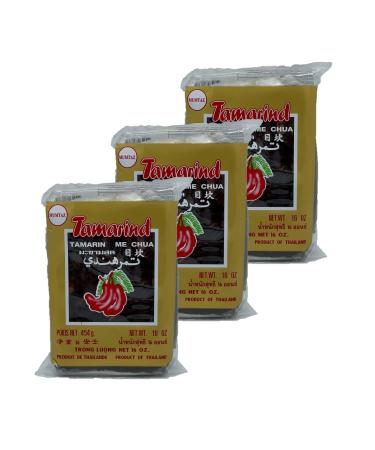 Set of 3 Tamarind (with seeds) – Bag 454 g