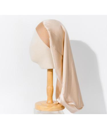 Desmend 19 Momme Silk Sleep Cap for Long Hair - XL-XXL | Protects Hair & Enhances Sleep Quality - Buy Online on GoSupps.com