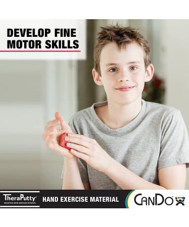 Cando Plus Antimicrobial Theraputty Red - Strength Training Therapy - Buy Online on GoSupps.com