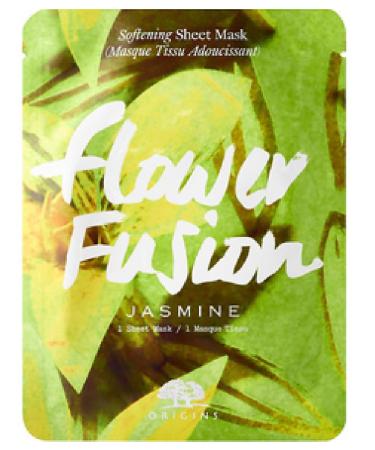 Origins Flower Fusion Jasmine Softening Sheet Mask 1 Sheet Mask