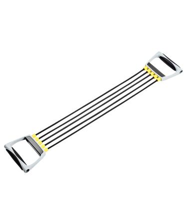 Bad Company Chest Expander I 5-way adjustable resistance bands with handles I Fitness bands for home training - Buy Online on GoSupps.com