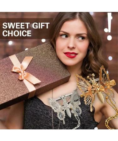 Elegant Tassel Butterfly Hairpin - Shiny Moving Hair Clip for Women & Girls | Perfect Silver Hair Accessory - Buy Online on GoSupps.com
