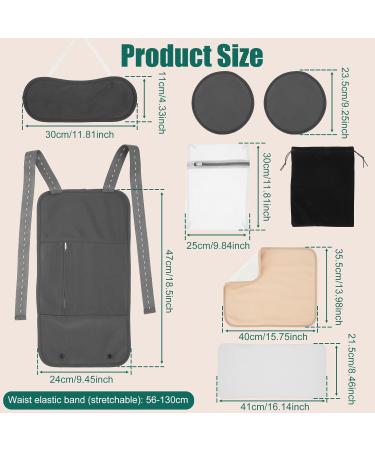 7 Pack Castor Oil Wrap Pack for Neck Waist Chest Castor Oil Liver Wrap Pack Kit Reusable Castor Oil Compress Wrap Pad Castor Oil Wrap Organic Cotton Flannel for Liver Detox Inflammation (Style 1) - Buy Online on GoSupps.com