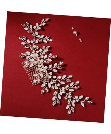 FRCOLOR Bridal Hair Comb Crystal Hair Comb Wedding Hair Comb Bridal Hair Accessory Bridal Headdress Hair Comb for Bride - Buy Online on GoSupps.com