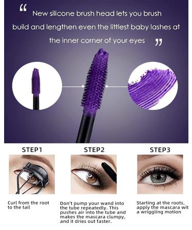 2PC Green Red 5D Telescopic Mascara - Waterproof Long Lasting Colored Mascara for Voluminous Lash Effect Perfect for Cosplay & Parties | Shop Now! - Buy Online on GoSupps.com
