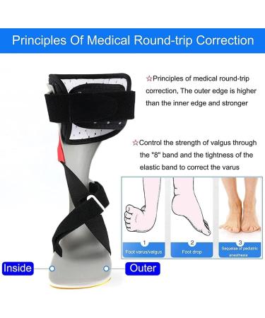 Adjustable Foot Drop Orthosis | Large Left Foot Support & Stabilizer | Sleep Ankle Support - Buy Online on GoSupps.com