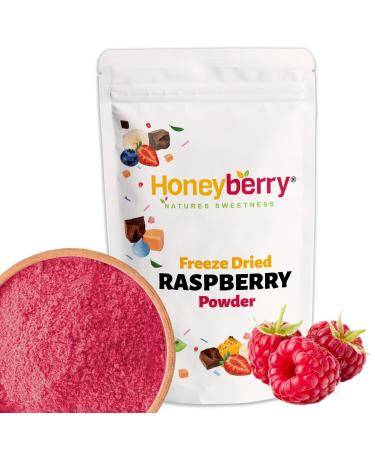Honeyberry Freeze Dried Raspberry Powder 500 g Freeze Dried Fruit Powder Dried Raspberries Powder for Pastries Desserts Smoothies Natural No Additives