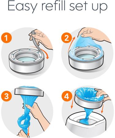 Diaper Genie Max Fresh Clean Laundry Scent Diaper Disposal Pail Refills Pack Of 3 Scented - Buy Online on GoSupps.com