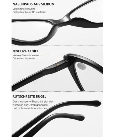 Lanomi Women s Cat Eye Reading Glasses Vintage Floral Pattern Lightweight 2.0x Visual Aid for Style & Comfort - Buy Online on GoSupps.com
