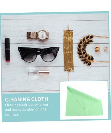 VALICLUD 2pcs Silver Polishing Cloth Set - Microfiber Cleaning Cloth for Jewelry Eyeglasses & Watches - Premium Silver Wipe for Sterling & Glasses - Buy Online on GoSupps.com