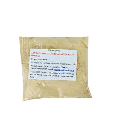 BSD Organics Ashwagandha/Amukkara Kizhangu Powder 400 Grams