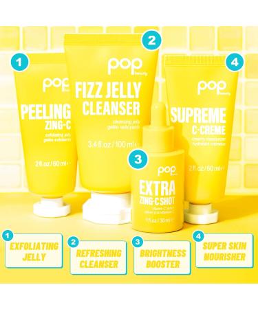 POP Beauty SUPREME C-CREME - Antioxidant Moisturizer with Calamansi & Grapefruit | Hydrate & Energize Skin | 2 Fl Oz - International Shipping Available - Buy Online on GoSupps.com