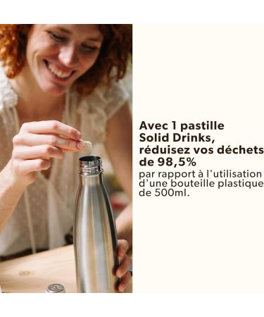 Qwetch - Solid Drinks Organic Exotic Fruits - 36 Tablets to Naturally Flavor Water - No Added Sugar or Sweetener - Natural Flavors Maximum Hydration Light Tropical Taste - Buy Online on GoSupps.com