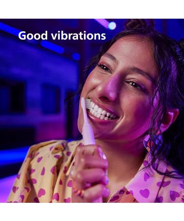 Buy Electric Toothbrush HY1100/56 (Light Pink) | Micro Vibrations Soft Bristles for Whiter Teeth - International Shipping - Buy Online on GoSupps.com