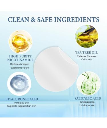Acne Pimple Patches - Absorbing Cover with Tea Tree Oil Invisible Blemish Spot Hydrocolloid Skin Treatment Facial Stickers Five Sizes Blends in with skin - Buy Online on GoSupps.com
