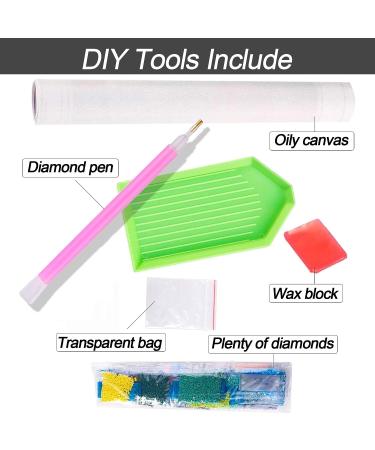 Jungobiu 5D Diamond Painting Kit - Lonely Sad Woman Sunset Beauty | Full Round Drill Crystal Rhinestone Embroidery for Home Wall Decor 12x16inch - Buy Online on GoSupps.com