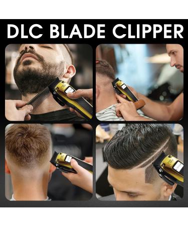 DSP Professional Cordless Barber Clipper - Powerful Hair Clipper for Men | High Torque Brushless Motor & DLC Coated Detachable Blade - Buy Online on GoSupps.com