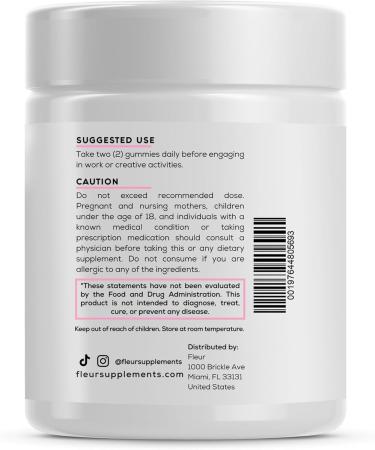 FLEUR Bloom & Glow Hair Skin and Nails Gummies Hair Growth Supplement with Biotin & Inositol Antioxidant Rich Vitamin A C & E for Skin and Nail Repair Sugar-Free 60 Vegan Gummies - Buy Online on GoSupps.com