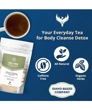 Renova Worldwide CellularTEA - Immunity Support & Detox Cleanse with Organic Cat's Claw, Burdock Root, Echinacea, Turmeric & Ginger - Caffeine-Free Herbal Tea - 48 Servings - Buy Online on GoSupps.com
