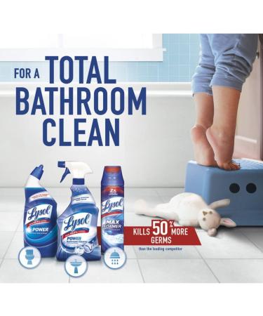 Lysol Toilet Bowl Cleaner Gel - Ocean Fresh Scent, 24oz, Bleach Free - Buy Online on GoSupps.com