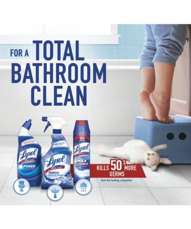 Shop Lysol Power Toilet Bowl Cleaner - 192oz (4X2X24oz) | 10X Cleaning Power | International Shipping Available - Buy Online on GoSupps.com