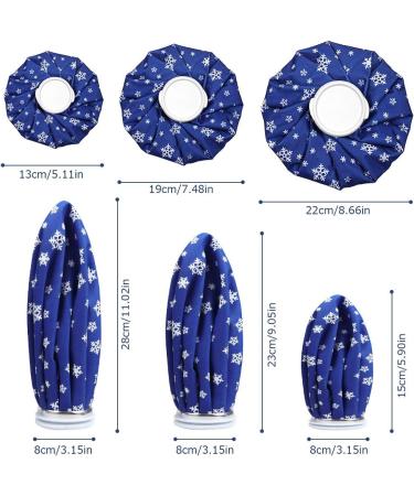 Reusable Ice Packs for Injuries - 4 Pack Gel Cold/Hot Water Pack for Pain Relief & Recovery Therapy - Buy Online on GoSupps.com