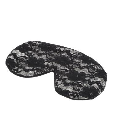 Lace Flowers Eye Eyeshadow Eye Protection Comfortable Eye Protection Cool Sleep Sleep Eye Elastic Eye Polyester Travel Glasses For 22x9x0.8cm Black