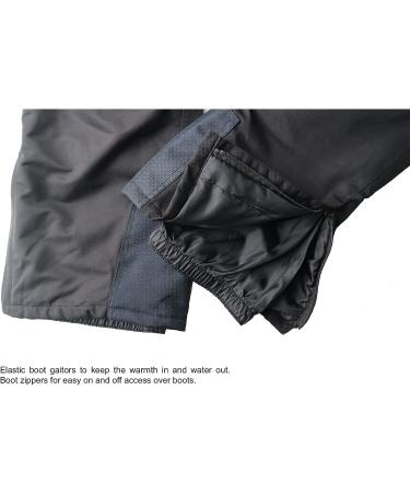 Acme Projects Insulated Snow Pants | Waterproof & Breathable | Zipper Pockets | Taped Seams | 10000mm/3000gm | Large Padded Black - Buy Online on GoSupps.com