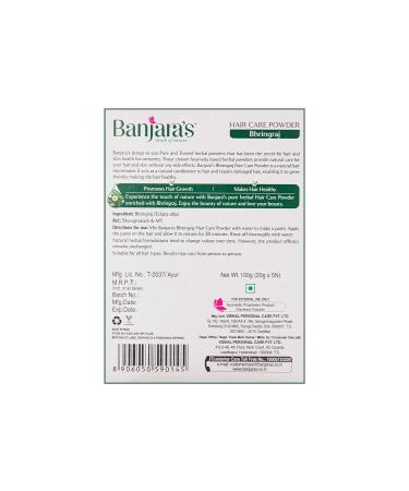 Buy Bhringraj Hair Care Powder 100g - Nourish & Revitalize Your Hair - International Shipping Available - Buy Online on GoSupps.com