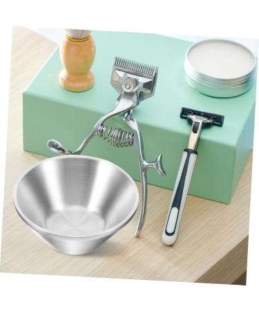 Minkissy Stainless Steel Razor Shell Bowl - Durable Shaving Tool for Men | Rust-Free Shaving Soap Holder & Foam Bear Delivery - Buy Online on GoSupps.com