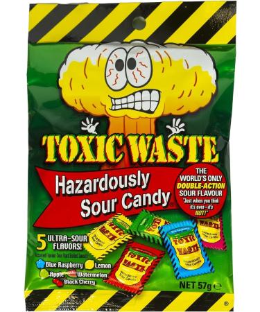 American Sour Sweets Gift Box by Dolci Di Lechlade | Warheads vs Toxic Waste | Mega Sour Sweet Challenge - Buy Online on GoSupps.com