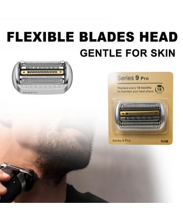 Buy 94M Electric Replacement Shaver Head for Braun Series 9 Pro - Compatible with 9290cc 9291cc 9370cc 9376cc 9293s 9260s 9295cc 9385cc - International Shipping Available - Buy Online on GoSupps.com