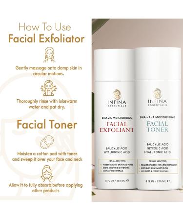 Face Exfoliator & Toner Revitalizing BHA Exfoliant 8 fl oz | Optimal Facial Skin Care for Women - Buy Online on GoSupps.com