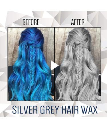 Bonbela Silver Gray Hair Color Wax - Temporary Hair Styling Wax for Men & Women - International Shipping Available - Buy Online on GoSupps.com
