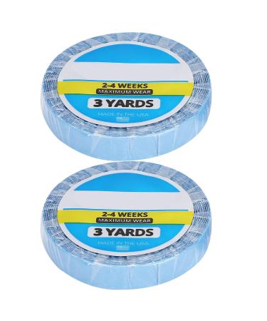 ZJchao Hair Extension Adhesive Tape - 2pcs 3 Yards Waterproof Double-Sided Wig Support Tapes for Wigs Toupees & Extensions - Perfect for Hair Salons - Buy Online on GoSupps.com