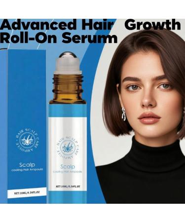 Advanced Hair Care Serum Roll 10ml Promotes Hair Growth Reduces Hair Loss Nourishes Hair Enriched with Mint Oil Vitamin E and Natural Oils for Men and Women1pc - Buy Online on GoSupps.com