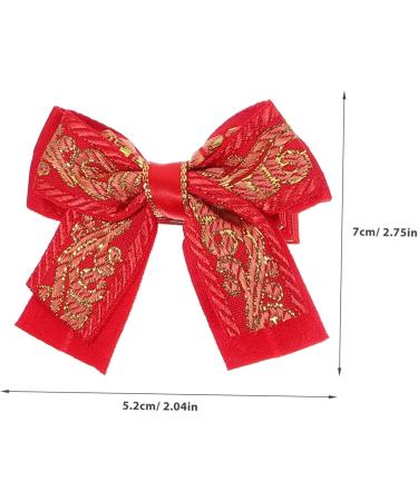 FRCOLOR 3 Pairs Bow Hairpin Hair Clips for Little Girl Chinese Hair Clip Chinese Hair Barrettes Hair Accessories for Girl Chinese Hair Accessories Hairclips Bow Tie Asia Fabric Girl Child - Buy Online on GoSupps.com
