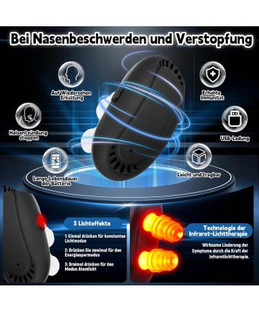 Respirelief Red Light Nasal Therapy Device | Physiotherapy Nose Recovery | Fivfivgo Respiratory Relief | International Shipping Available - Buy Online on GoSupps.com