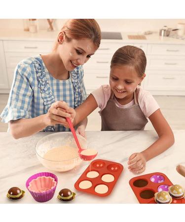 Bestylez 4 Pcs Medium Silicone Molds + Droppers for Hot Chocolate Bombs - 4 Pack, 6 Holes, 2 Inch - Buy Online on GoSupps.com