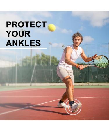 Adjustable Ankle Brace for Achilles Tendonitis - X-Shaped Support for Men & Women | Breathable Ankle Wrap for Running Cycling Hiking & Sports - Buy Online on GoSupps.com