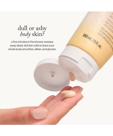 goop Beauty Microderm Body Polish | Exfoliating Scrub & Foaming Cleanser for Glowing Skin | Salts & Kakadu Plum Seed Oil for Hydration | Inspired by Microdermabrasion | 6 fl oz - Buy Online on GoSupps.com