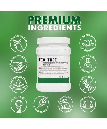 Poztl Gel Mask Powder | DIY Tea Tree Oil Peel-Off Hydro Face Mask for Fine Lines & Uneven Skin Tone | 23 fl oz - Buy Online on GoSupps.com