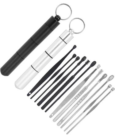 12pcs Ear Pick Earwax Removal Kit - Ear Cleansing Tools with Storage Box - Buy Online on GoSupps.com