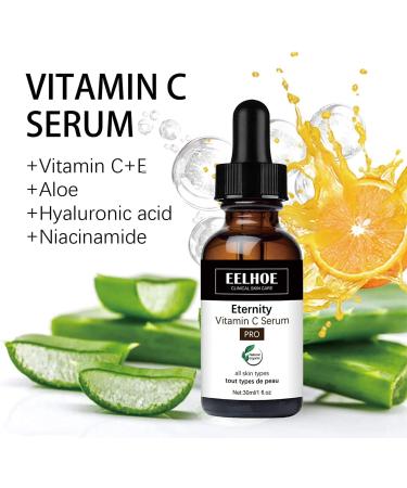  RUCRAK 3 pcs Eelhoe Eternity Vitamin C Serum Dark Spot Corrector Eelhoe Collagen Boost Anti Aging Vitamin C Serum - Buy Online on GoSupps.com