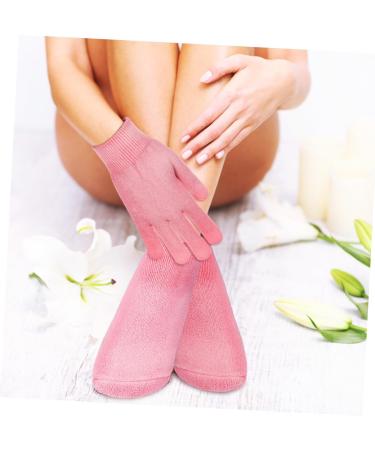 FRCOLOR 2 Sets Spa Moisturizing Socks Hand Exfoliating Socks Moisturizing Socks Gloves Spa Moisturizing Gloves Paraffin Wax Mittens Spa Gel Gloves Socks Cotton Lotion - Buy Online on GoSupps.com