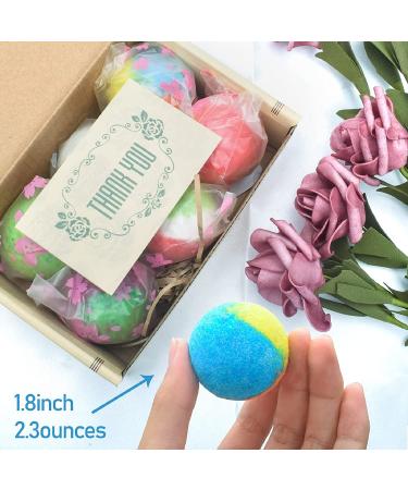 INTEYE Bath Bombs Gift Set | 24 Handmade Fizzies with Essential Oils | Perfect for Birthdays & Holidays - Buy Online on GoSupps.com