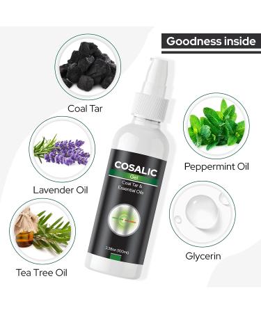 Salve Cosalic Gel 100ml - Enriched with Essential Oils & Coal Tar for Dry, Itchy Skin Relief - Buy Online on GoSupps.com
