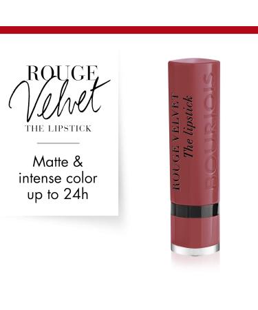 Bourjois Rouge Velvet Lipstick 42 - Long-Lasting Matte Color | Shop Internationally - Buy Online on GoSupps.com